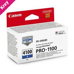 Canon PFI4100 Blue Ink Cart